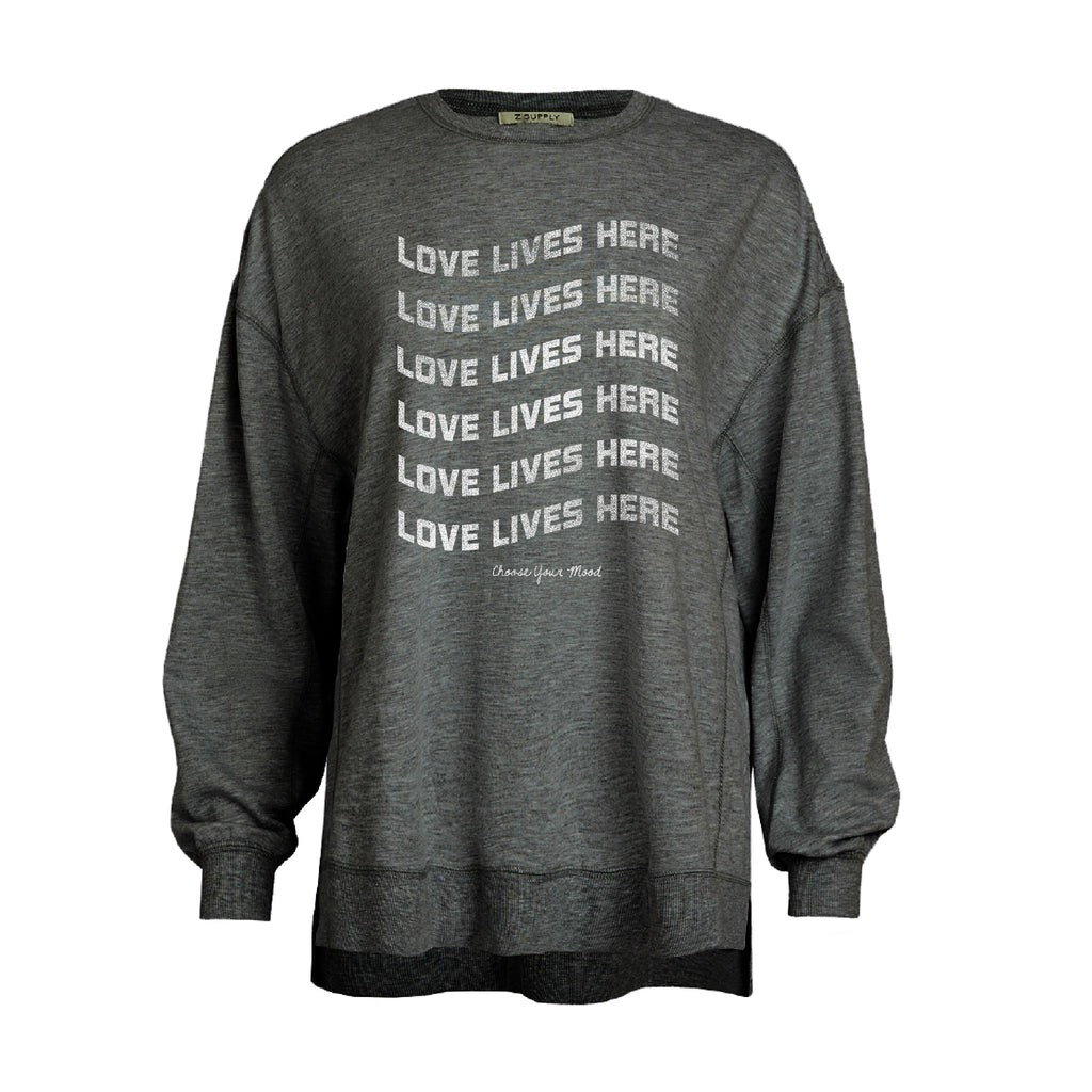 Love Lives Here in Soft Black