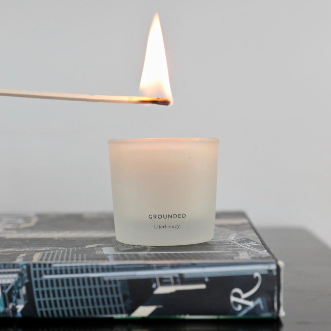 Grounded Votive Candle | Heliotrope, rose, citrus, vanilla