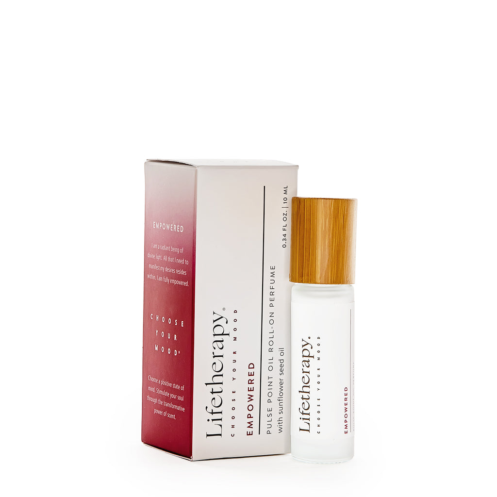 Empowered Fragrance by Lifetherapy | Long-lasting grapefruit and peony perfume oil