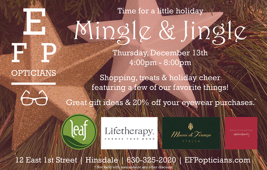 Mingle & Jingle with us in Hinsdale! Dec 13, 2018 #LifetherapyChicago