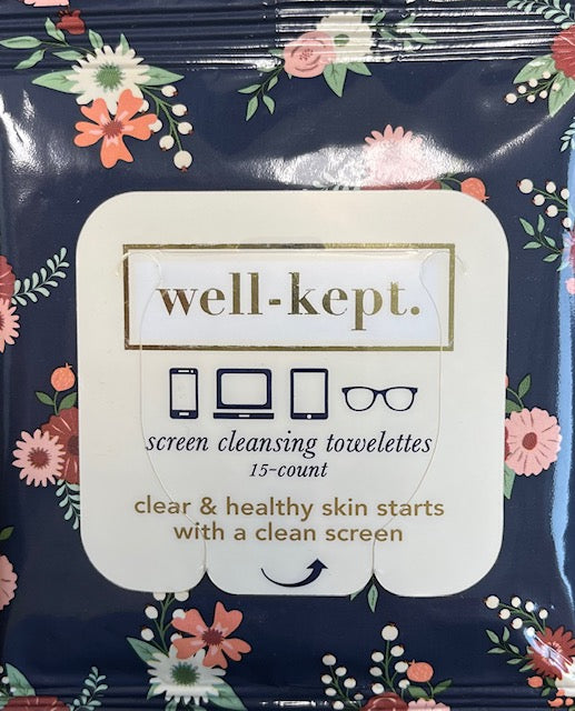 Well-Kept Screen Cleansing Towelettes