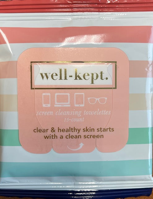 Well-Kept Screen Cleansing Towelettes