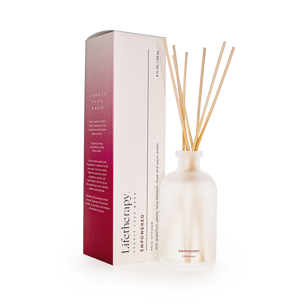 Empowered Reed Diffuser | Grapefruit and Peony Home Fragrance