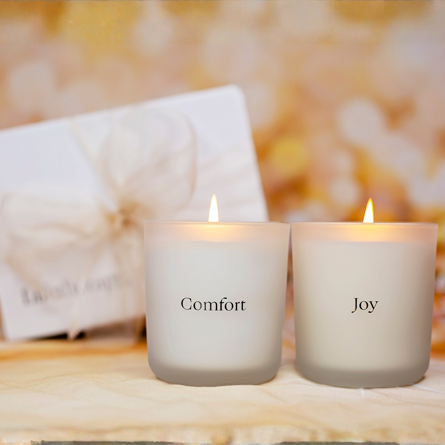 Lifetherapy Comfort & Joy Candle Gift Set – Luxury Holiday Scented Candles with Pine, Cinnamon & Amber