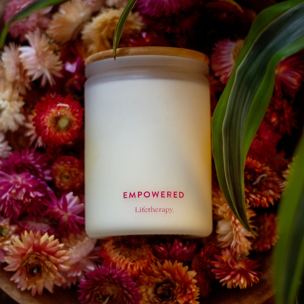Empowered Hand-poured Soy Candle | Lifetherapy