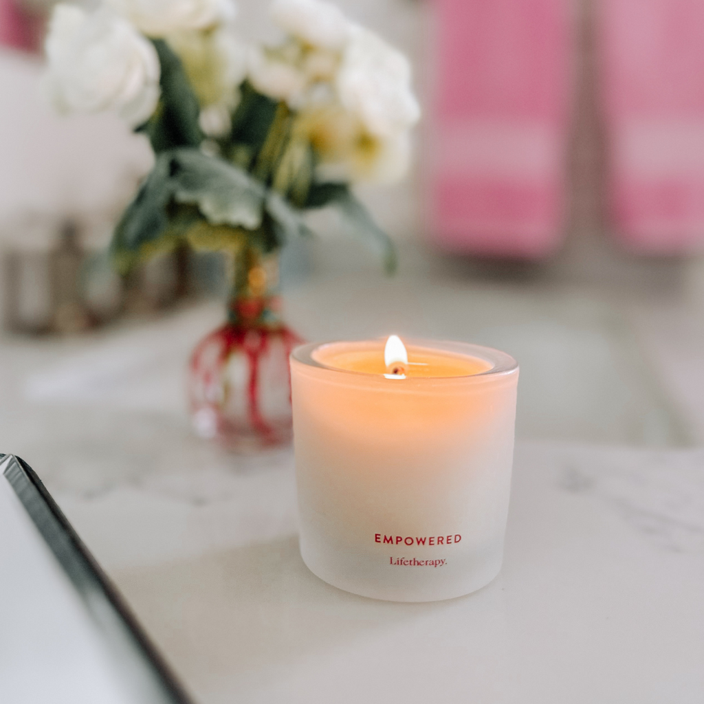 Empowered Soy Candle Votive by Lifetherapy