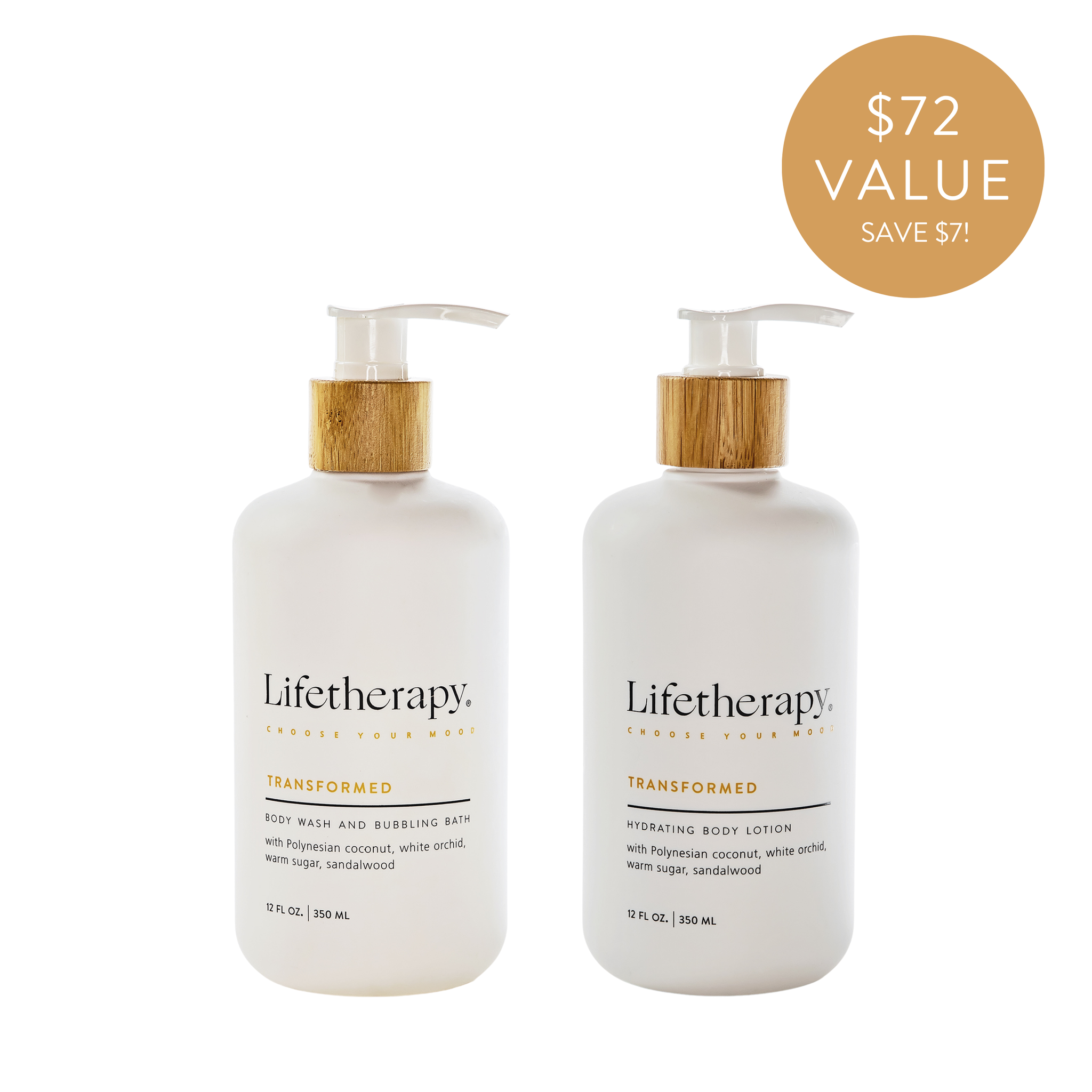 Transformed Body Lotion & Wash Duo Bundle