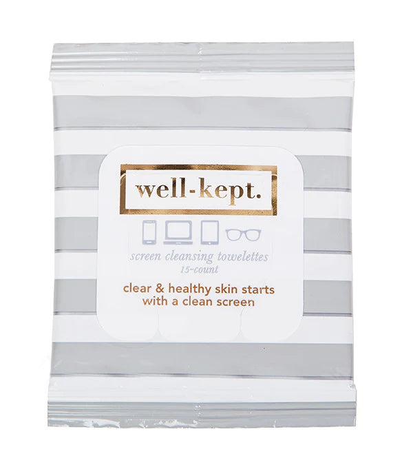 Well-Kept Screen Cleansing Towelettes