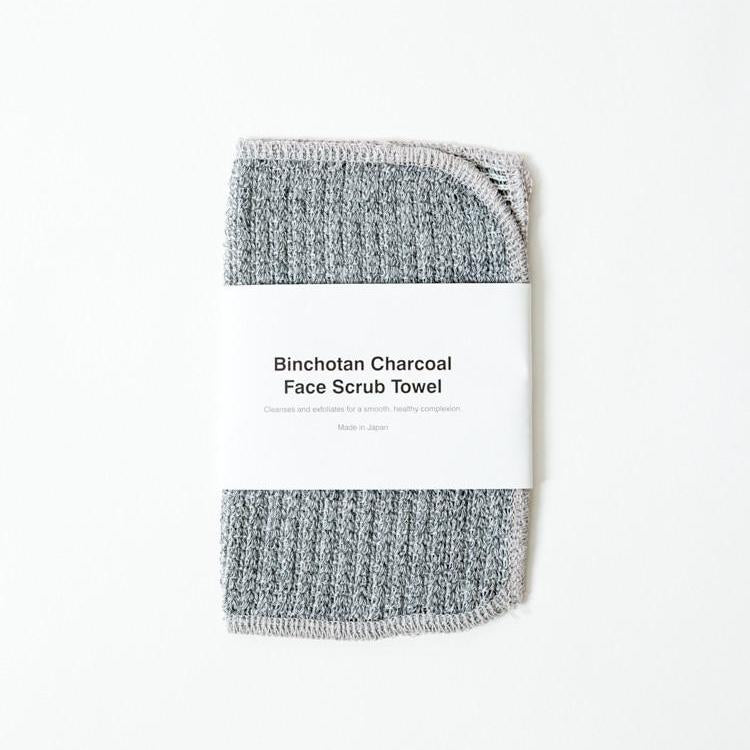 A facial scrub towel infused with Binchotan charcoal to amplify any beauty regimen.