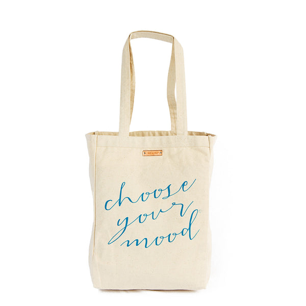 Choose your mood tote bag with copper | Lifetherapy