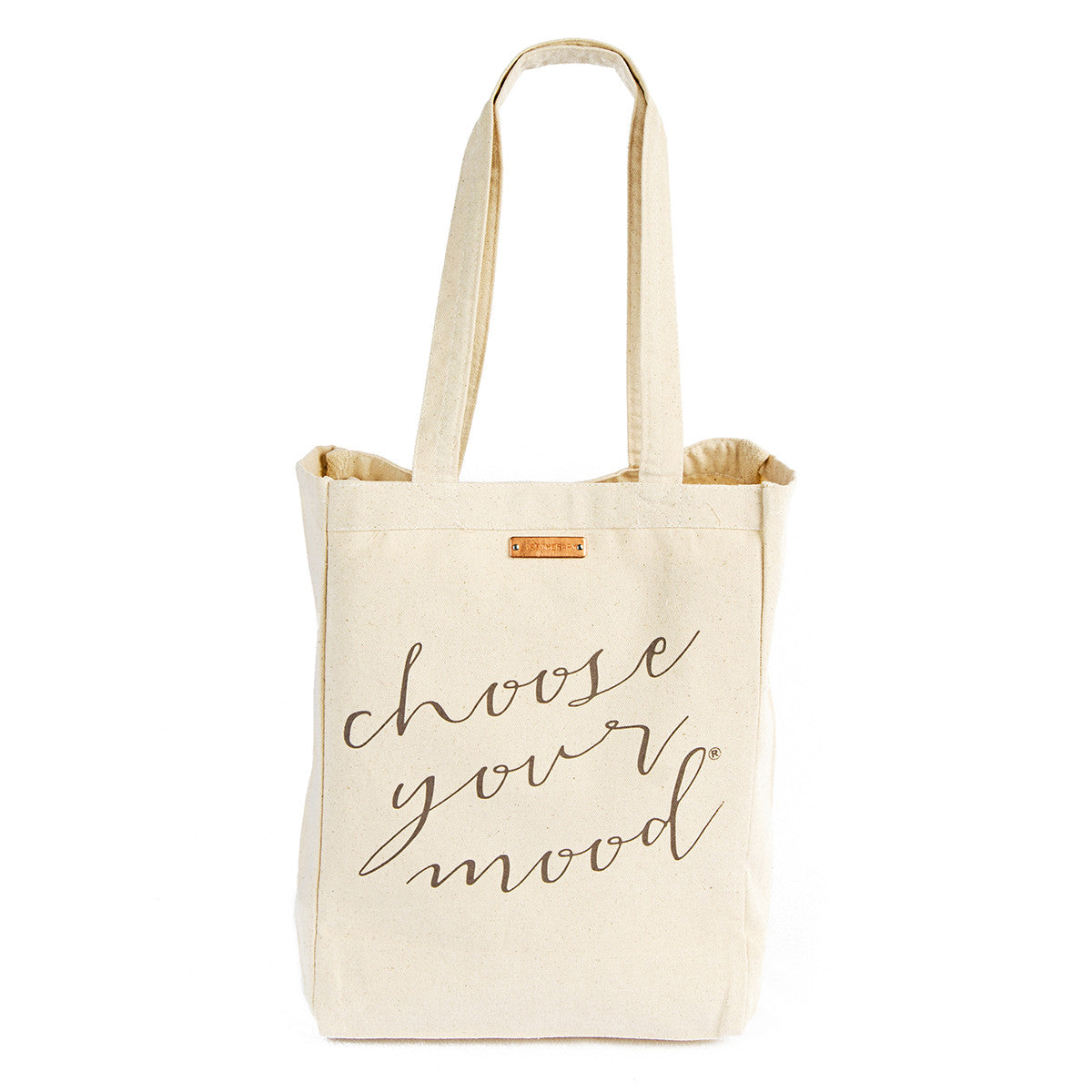 Choose your mood tote bag grey | Lifetherapy 