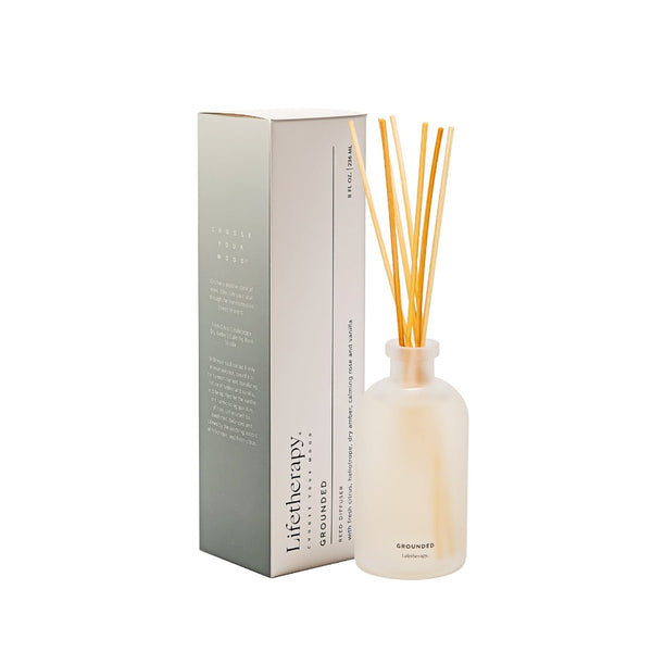 Warm fragrance reed diffuser | Grounded by Lifetherapy