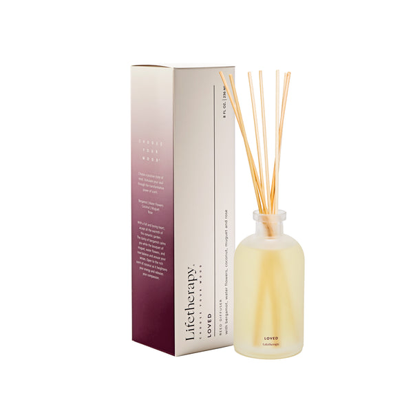 Loved Muguet and Rose Room Fragrance, Reed Diffuser by Lifetherapy