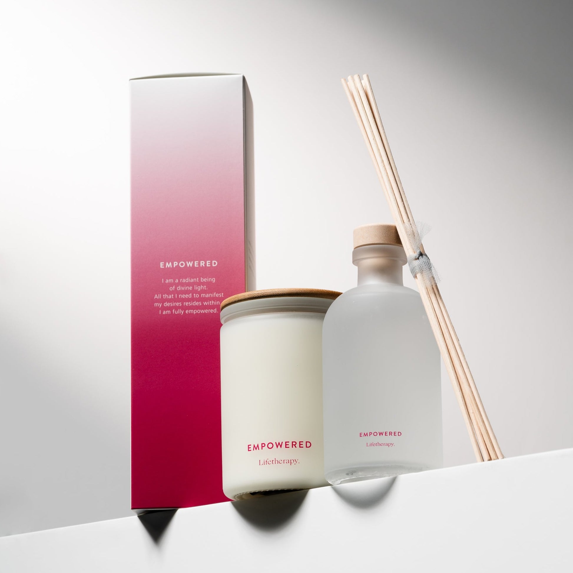 Reed Diffuser and Candle Gift Set for Mom
