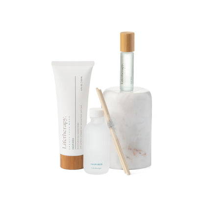 Mom's on-the-go handcreme, roll-on perfume and diffuser gift set