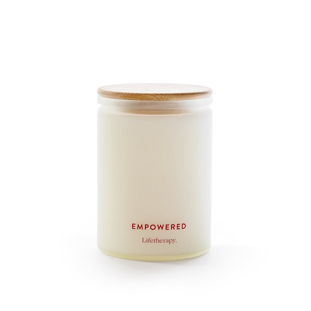 Empowered Soy Candle | Peony scented candle