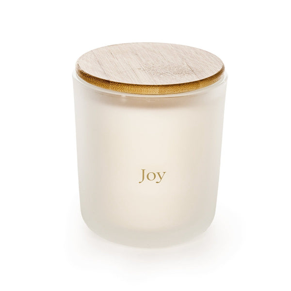 Joy holiday candle by Lifetherapy