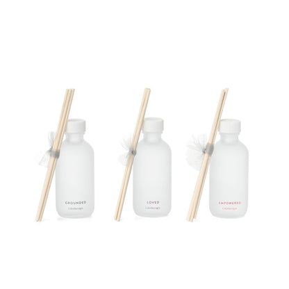 Set of 3 travel size reed diffusers