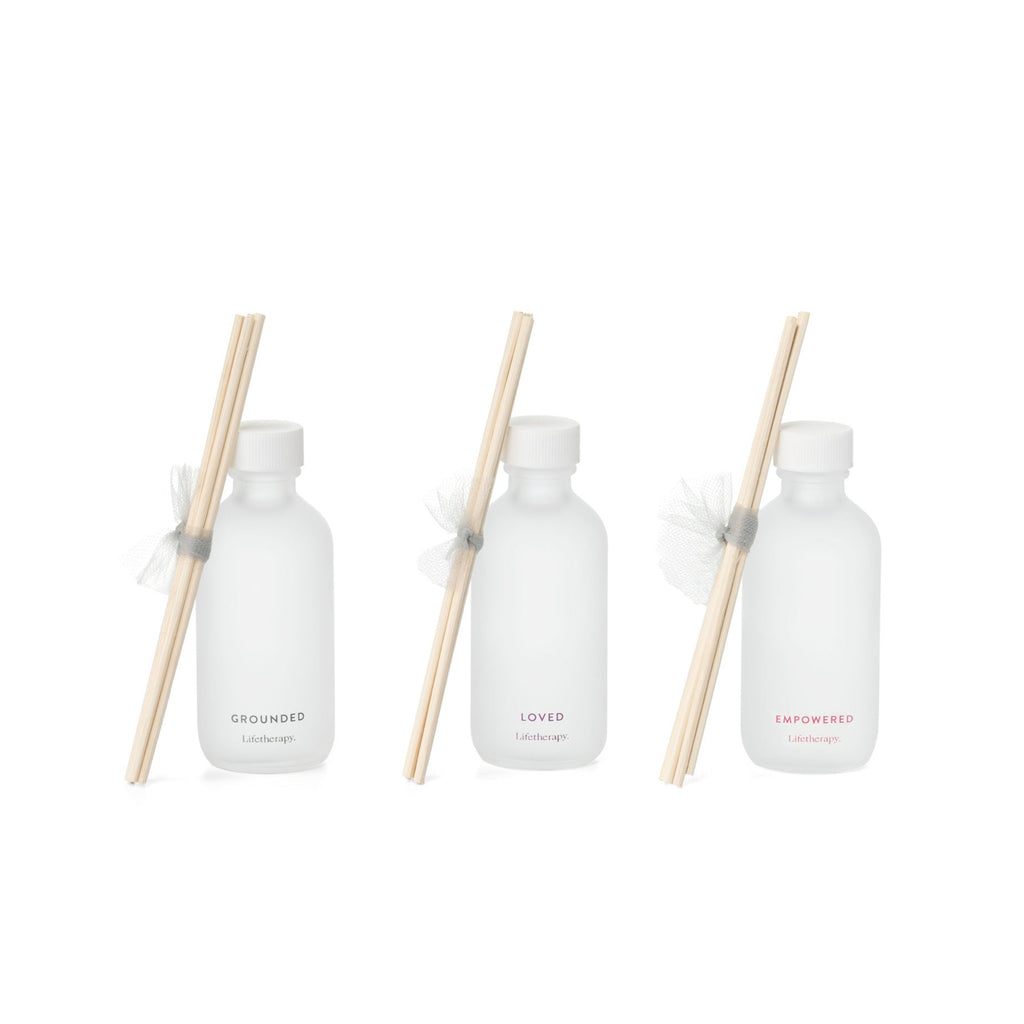 Set of 3 travel size reed diffusers