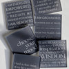 Mantra Coasters by Lifetherapy